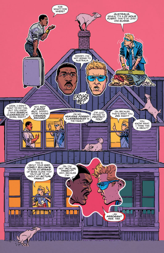 Image: Valiant Comics; Quantum & Woody #2 art by Kano